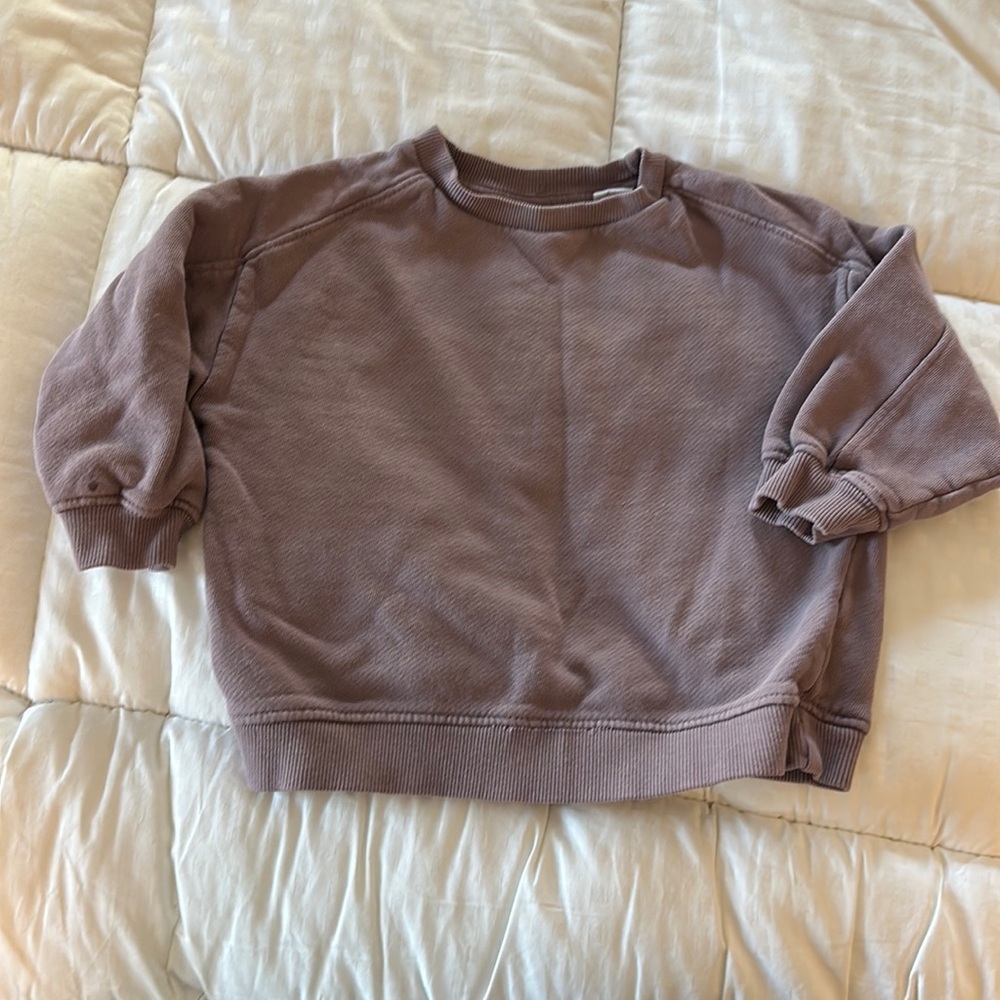 Zara kids purple sweatshirt - 18-24 months